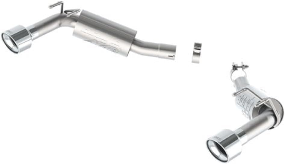 BORLA 11851 Axle-Back Performance Exhaust System for 2014-2015 Chevrolet Camaro SS 6.2L V8 Automatic/Manual Transmission WITHOUT Ground Effects Package (GFX).