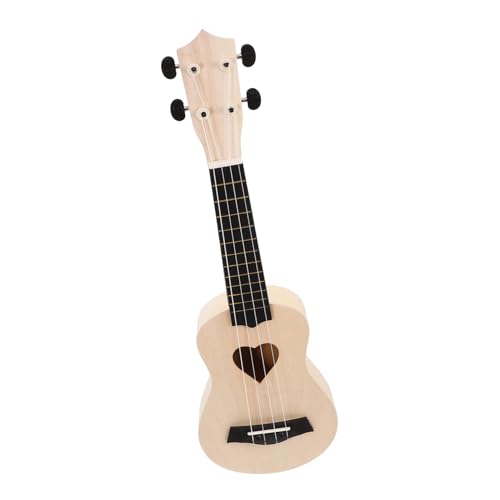 Holibanna 1Set DIY Blank Ukulele Kit Unpainted Guitar Model for Creative Lightweight Wooden Supplies for Art Projects and Music Lovers