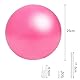 Keratobleem Kleiner Pilates Ball, Gymnastikball Klein,25 cm Rutschfester Fitnessball,mit aufblasbarem Strohhalm,Weicher Yoga Ball für Bauch und Schultertraining Balance Sport Pilates-Rosa
