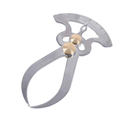 Calibrador de espesores de acero inoxidable Alipis, herramienta de medición precisa para carpintería, calibrador exterior e interior miniatura 1
