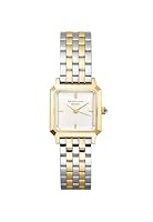 Rosefield Women's The Boxelle Duotone Steel Strap Watch, 2 tone, 19.5x19.5mm