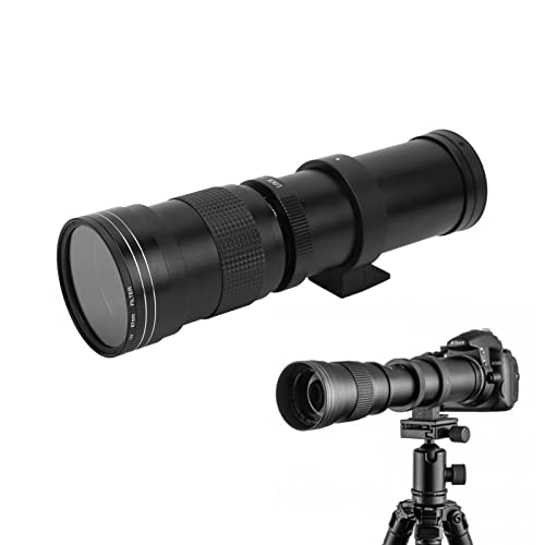 Objectif Zoom Manuel SustVita pour Pentax, Super téléobjectif 420-800 mm f/8,3-16, boîtier en...