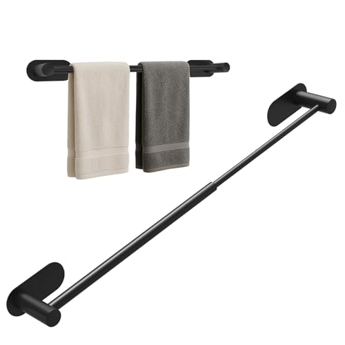 Alyvisun Porte Serviette sans Percage, Porte Serviette en Acier Inoxydable pour Salle de Bain,...