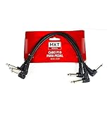 Cabo p10 mono para p10 mono para pedal dourado 3 peças com 25