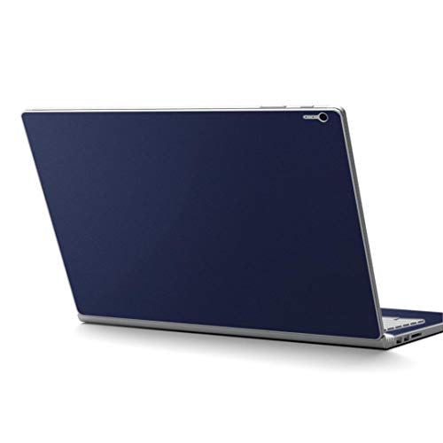 igsticker Surface Book2 Book3 15inch 専用 スキンシール サーフェス ブック 15インチ用 シール 012245 青 単色 シンプル