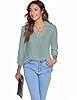 Newchoice 3/4 Sleeve Shirts for Women Tunic Tops, ... #5