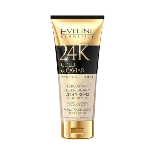 Eveline Cosmetics Crème pour Les Mains Or 24K Caviar Luxury Gold 100Ml 100 ml