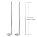 Bingfu Police Radio Scanner Antenna 20-1300MHz 7 Section Telescopic BNC Male 2-Pack Handheld Ham CB Antenna for Uniden Whistler Police Scanner Two Way Radio Frequency Counter