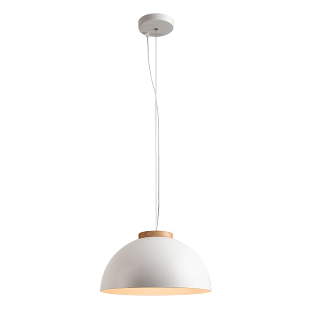 KXKLGWHN Nordic Minimalist Style Iron Pendant Light, E26 Light Source Single Head Chandelier, Height Adjustable Hanging Lamp, Living Room Corridor Bedroom Decorative Lighting Fixtures