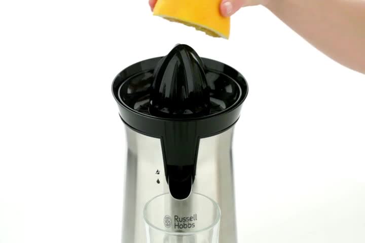 Presse-Agrumes Électrique Russell Hobbs Colours+ Rouge – 2 Cônes, Rotation Auto, Stop-Gouttes