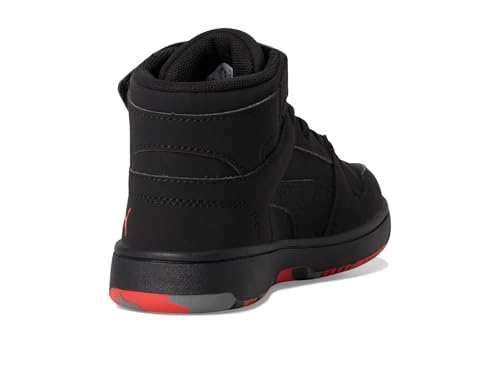 Image of PUMA Kids' Rebound Layup Mid Hook and Loop Sneakers