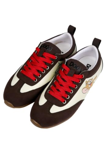 DOGO Women's Vegan Leather Sneakers, Warner Bros Tom & Jerry, Size 7