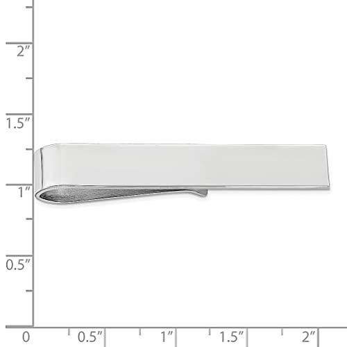 925 Sterling Silver Tie Bar Lapel Pin Tac Fine Jewelry For Dad Mens Gifts For Him #TOP1