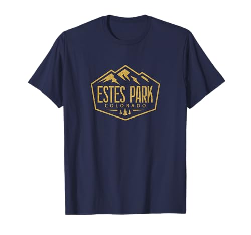 Vintage Colorado Flag Estes Rocky Mountain National Park T-Shirt