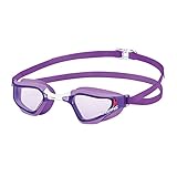 SWANS (スワンズ) 日本製 スイミングゴーグル VALKYRIE ヴァルキリー SR-72NPAFAB PUR パープル レーシング くもり止め クッション付き Fina承認モデル 抗菌
