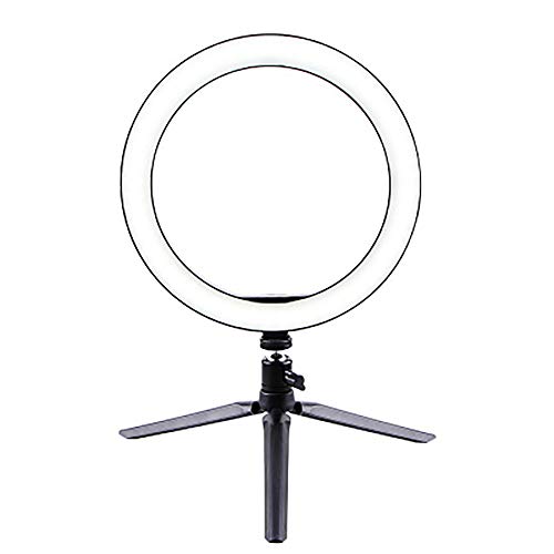 Preisvergleich Produktbild FGAITH Desktop-Mini-Light-Fotografie einfache ringförmige LED Selfie Aufhellblitz Beleuchtungslampe zum Telephonhalters Make-up-Spiegel-Beleuchtung Fotografie Licht,Filllightbracket