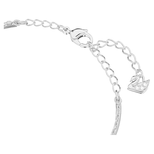 Swarovski Sublima Bangle Bracelet, Rhodium Finish, Clear Crystals4