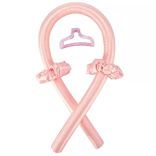 HUSHAX Hitzeloses Lockenstab Stirnband, Silk Hair Curler, Curling Rod Stirnband Curler, Schlafen weiches Stirnband Welle Haar Lockenwickler, DIY Hair Styling Kit Geschenk für Mädchen und Frauen Cover