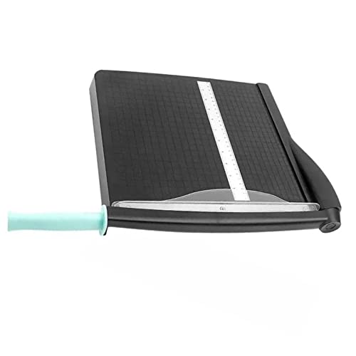 Cortador de papel de 30,48 cm, cabo ergonômico com lâmina de aço, antiderrapante, aparador de papel