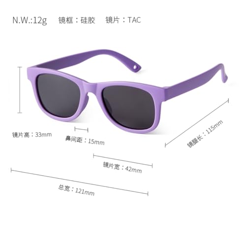 Kids Polarized Sunglasses Tr90 Vintage Brand Boys Girl Square Sun Glasses Glasses for Children Baby Uv400 Eyewear2