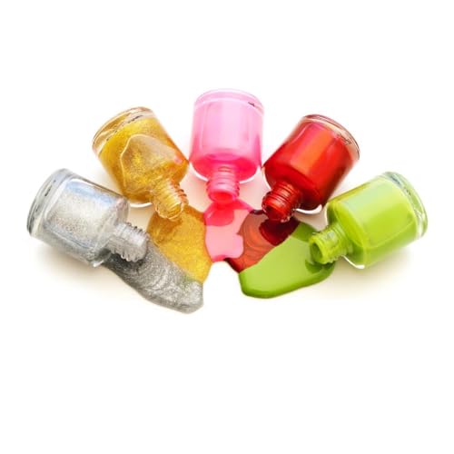 NOLITOY 15 Piezas Botella De Esmalte De Uñas Gel De Esmalte De Uñas Plegable Botella De Peine De Pelo Esmalte De Gel Ultravioleta Peine De Botella De Pelo Estante De Pintura Transparent