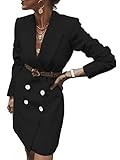Paket-Inhalt: 1 x Blazer Kleid. Bitte beachten Sie, dass die Größe hier die EU-Größe ist.