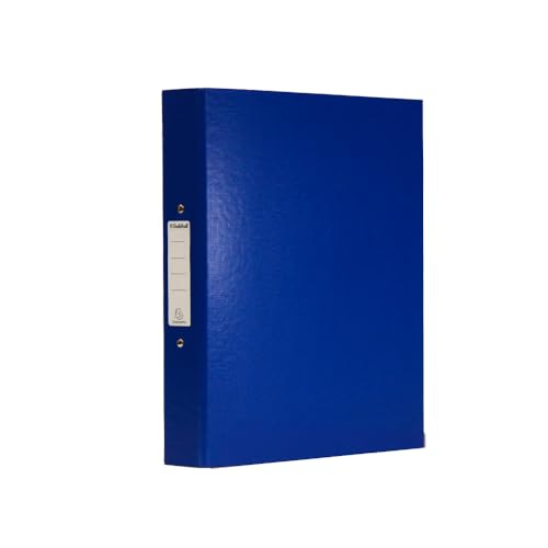 Exacompta, Ref 222/0001Z, Guildhall, A4 Ring Binder, 40mm Spine, 30mm Rings, Rounded Spine, Label on Spine