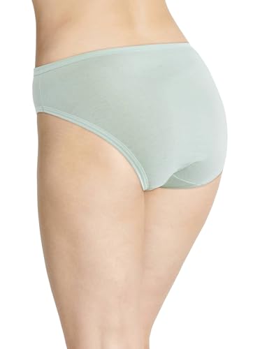 Image of Jockey Women's Underwear Elance French Cut - 3 Pack, Subtle Mint /Placid Blue Palm /Deep Lagoon, 7