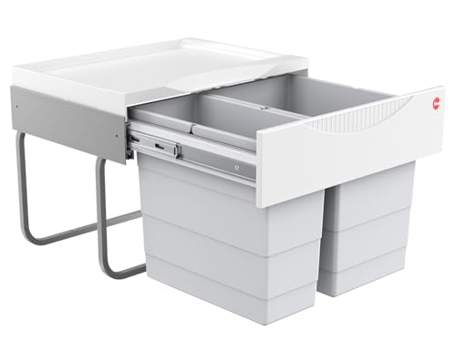 Hailo 3644701 Collecteur de déchets TR Swing 50.2/30 pour armoires d'une Largeur Minimale de 500 mm avec Porte pivotante