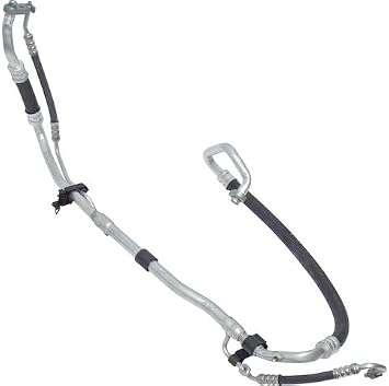 A/C Suction and Liquid Line Hose Assembly - with Sport Suspension - Compatible with 2011-2014 Hyundai Sonata 2.4L 4-Cylinder VIN C DI Naturally Aspirated Gas