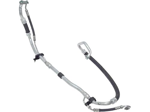 A/C Suction and Liquid Line Hose Assembly - with Sport Suspension - Compatible with 2011-2014 Hyundai Sonata 2.4L 4-Cylinder VIN C DI Naturally Aspirated Gas