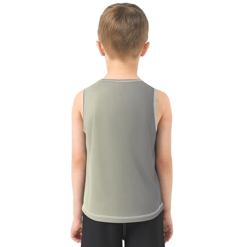 J JOYSAY Orange Gradient Boys Tank Top Sleeveless Muscle Shirts Quick Dry Kids T-Shirts 3-15T3