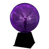 ZGF Static Ball Magic lamp 8 Inch Plasma Ball Lamp Globe Static Night Light Magic Touch Sound...