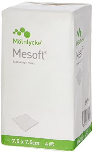 Mesoft ME156115 Mesoft ME156115 nicht steril Tupfer 7,5 cm x 7,5 cm (100 Stück) Cover