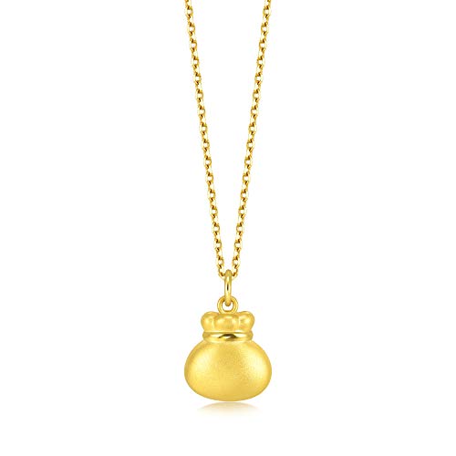 CHOW SANG SANG 999 24K Solid Gold Fortune Bag Charm for Women 91975P4