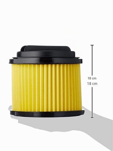 Filtro pieghettato originale Einhell con tappo a vite (accessorio per aspirapolvere a umido e a secco, Ø 150 mm, compatibile con aspirapolvere Einhell, filtra la polvere e protegge il motore). - Immagine 2