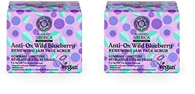 Natura Siberica Anti-OX Wild Blueberry. Renewing Jam Face Scrub (Paquete de 2)