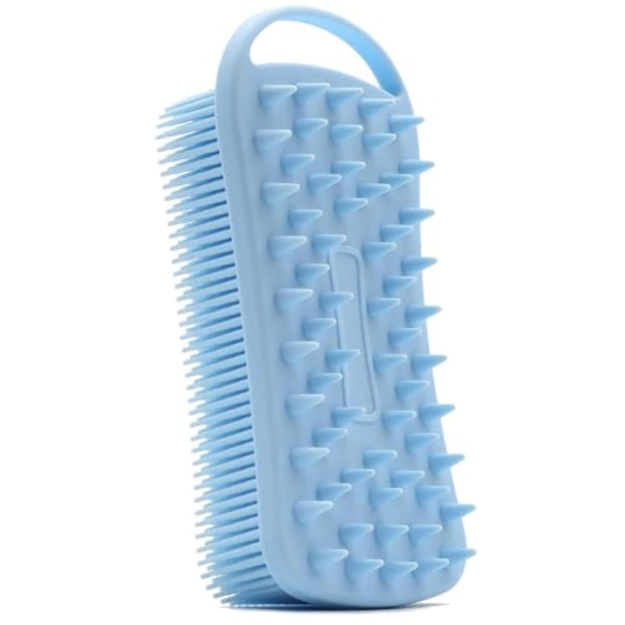 2-in-1 Silicone Body Scrubber & Scalp Massager for Shower