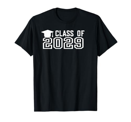 Class of 2029 Graduation School Vintage Spirit Senior 2029 T-Shirt