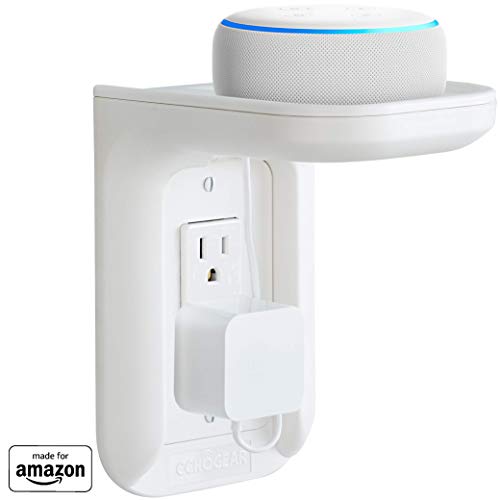 Made for Amazon Outlet Shelf for Amazon Echo Devices - White