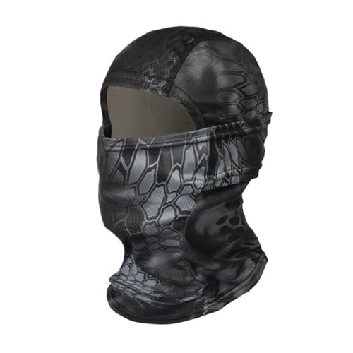 Masque facial complet de moto souple avec couvre-tête d'équitation léger