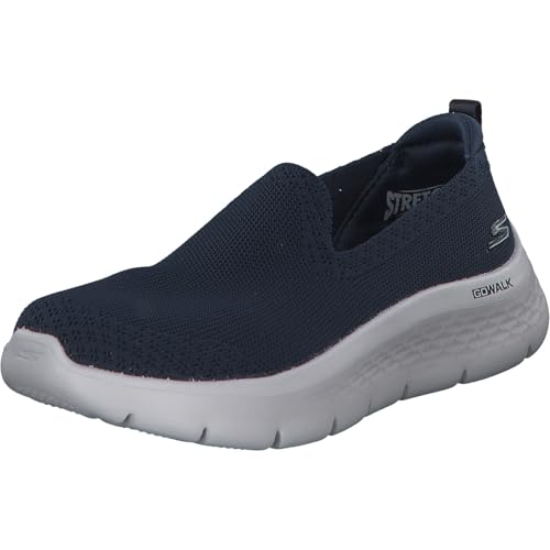 Skechers Go Walk Flex Bright SummerSneaker für Damen, Marineblauer Textilrand, 39 EU