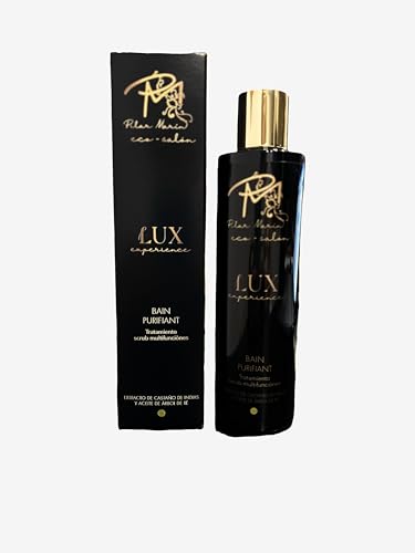 SHAMPOO PURIFICANTE LUX EXPERIENCE- 250 ml Champú purificante de lujo | Elimina las células muertas de la piel | Para hombres y mujeres I Recomendado por profesionales y estilistas de cabello