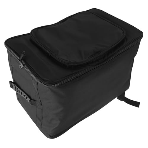 Sac à dos imperméable tissu Oxford noir grosse capacité pour transport percussion et randonnée