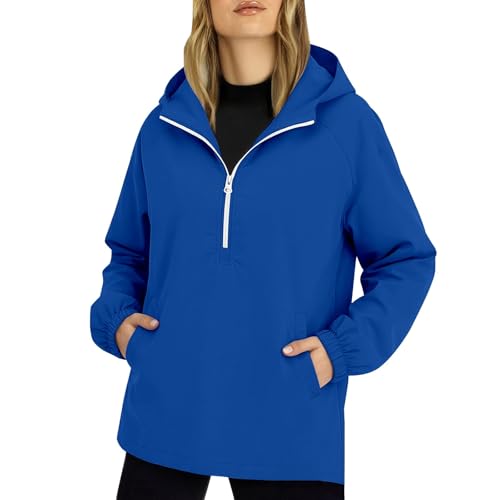 Veste coupe-vent pour femme imperméable contre la pluie et le froid
