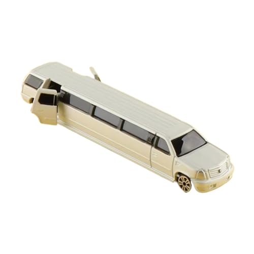 Coche de aleación duradero 1/64 blanco con caja contra polvo y golpes