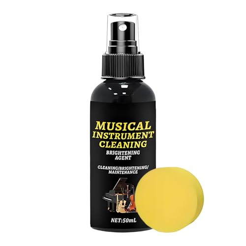 Limpiador de guitarra, agente limpiador de brillo, 100 ml, niebla de limpieza de teclas de piano, para aula, escenario, clase de música, estudio en casa, práctica diaria, flauta, trombón, bajo