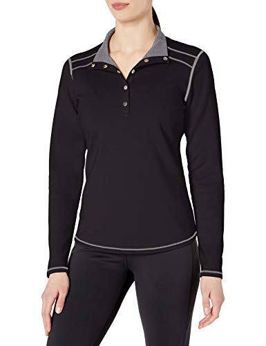 Cutter & Buck Women's 50+ UPF Stretch Evergreen Reversible Snap Placket Pullover