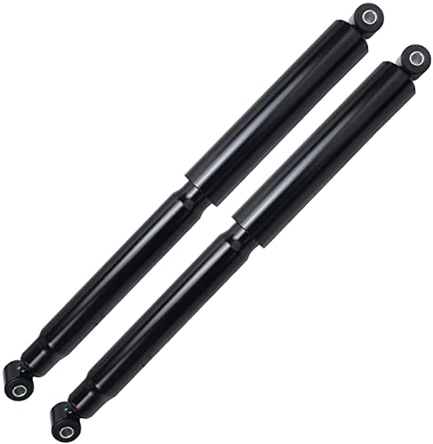 Image of Detroit Axle - 4WD Struts Shocks for 05-09 Dodge Dakota 06-09 Mitsubishi Raider Complete 2 Front Struts w /Coil Spring 2 Rear Shock Absorbers 2006 2007 2008 2009 Replacement Ready Strut Assembly