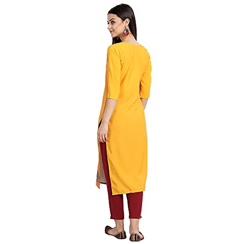 Image of Women's Crepe Regular Kurta